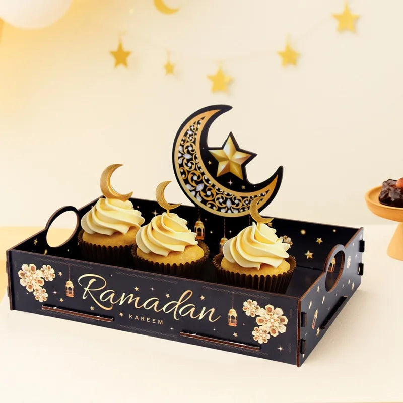 Eid Mubarak Mondlicht Holztablett 🌙