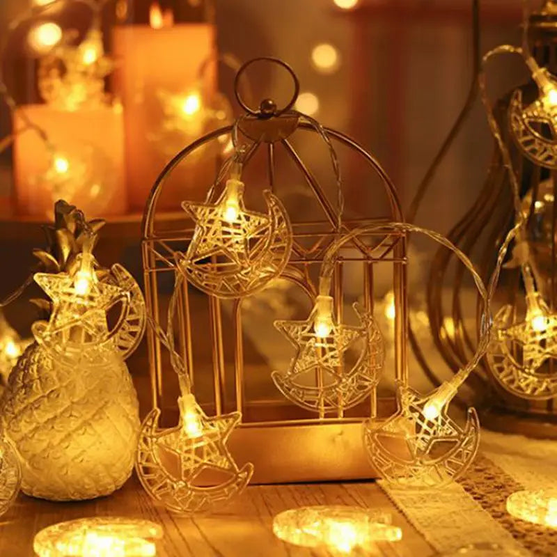Moon & Star LED Lichterkette