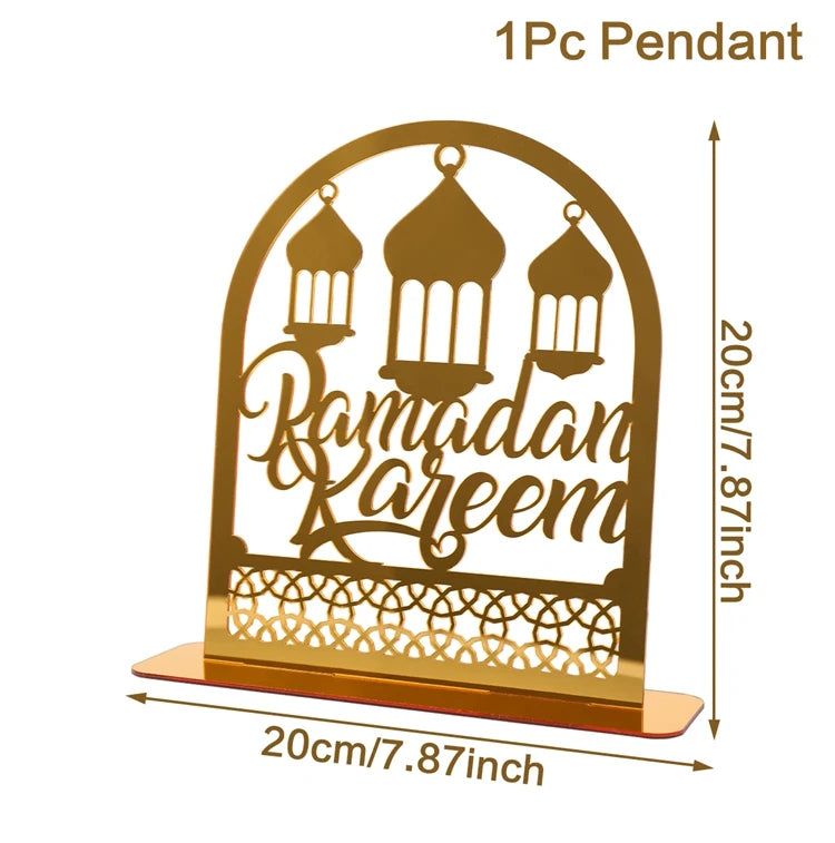 Ramadan Mubarak Acryl-Tablett