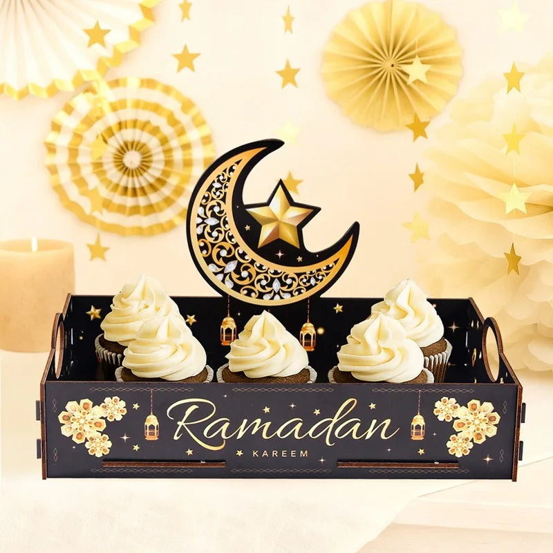 Eid Mubarak Mondlicht Holztablett 🌙